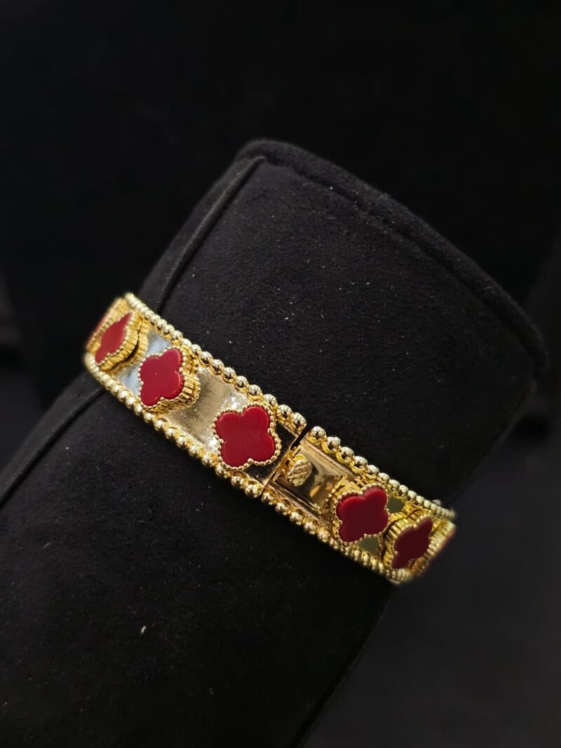 PULSERA DE TREBOL EN PLATA 925