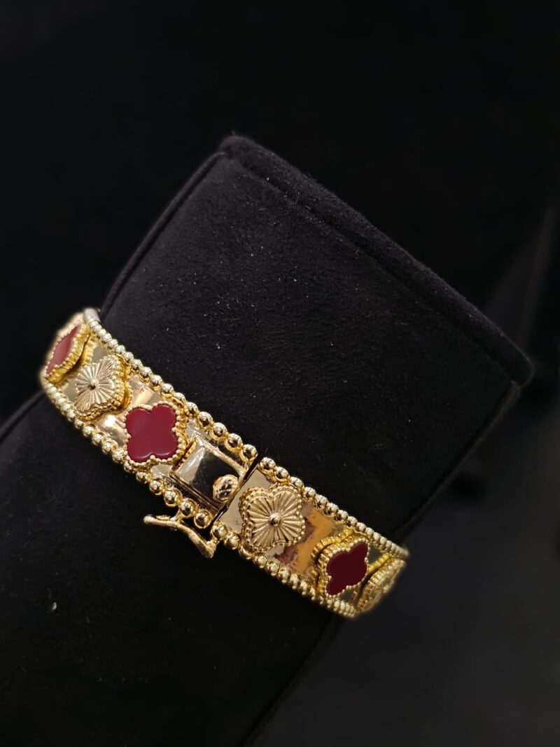 PULSERA DE TREBOL EN PLATA 925