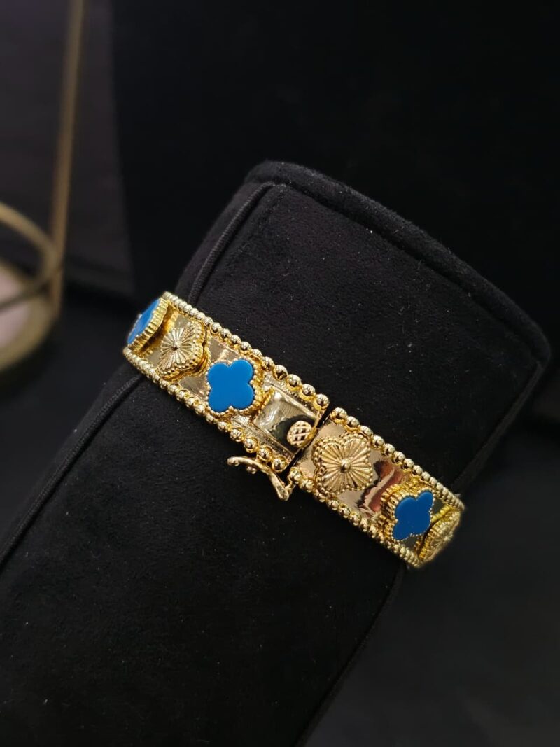 PULSERA DE TREBOL EN PLATA 925