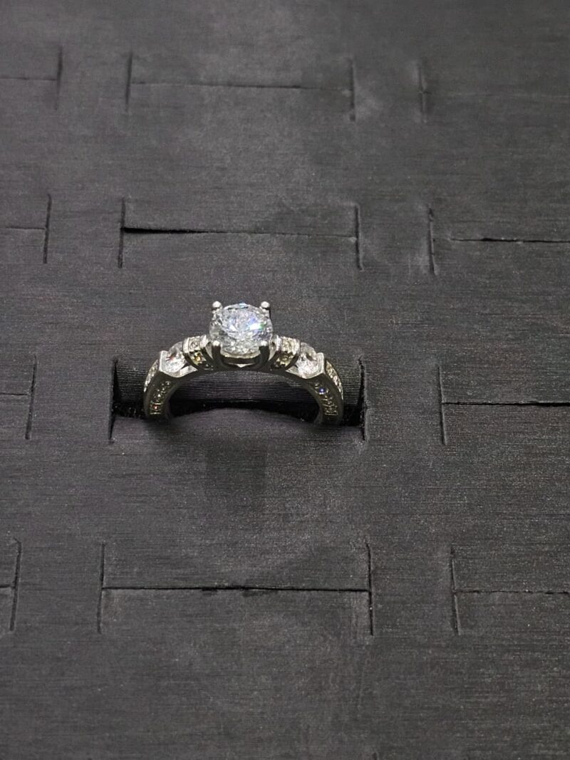 ANILLO DE COMPROMISO EN PLATA 925
